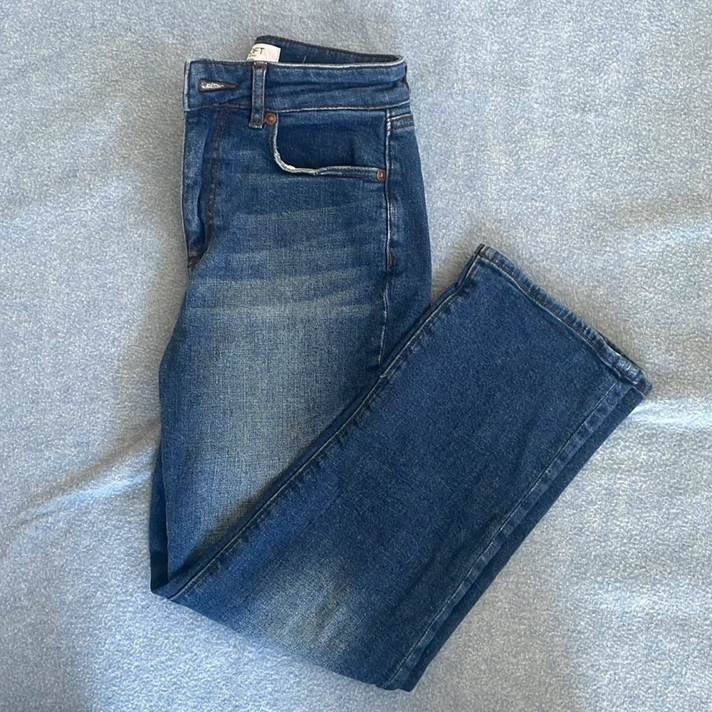 LOFT Petite Straight Leg Jeans
